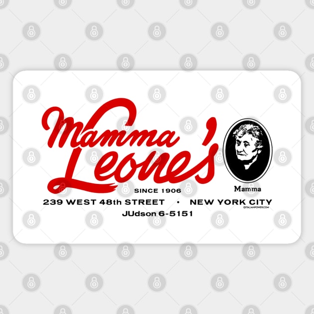 “Red Sauce Revival”- Mamma Leone’s, New York City, NY Magnet by ItalianPowerStore